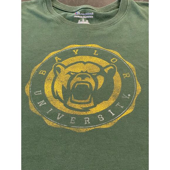 Champion Baylor University green short sleeve tee Large - Picture 5 of 10